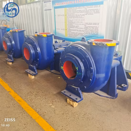 Unità di pompaggio di liquami di sabbia di dragaggio del fiume per il progetto di pompaggio di aspirazione dei liquami